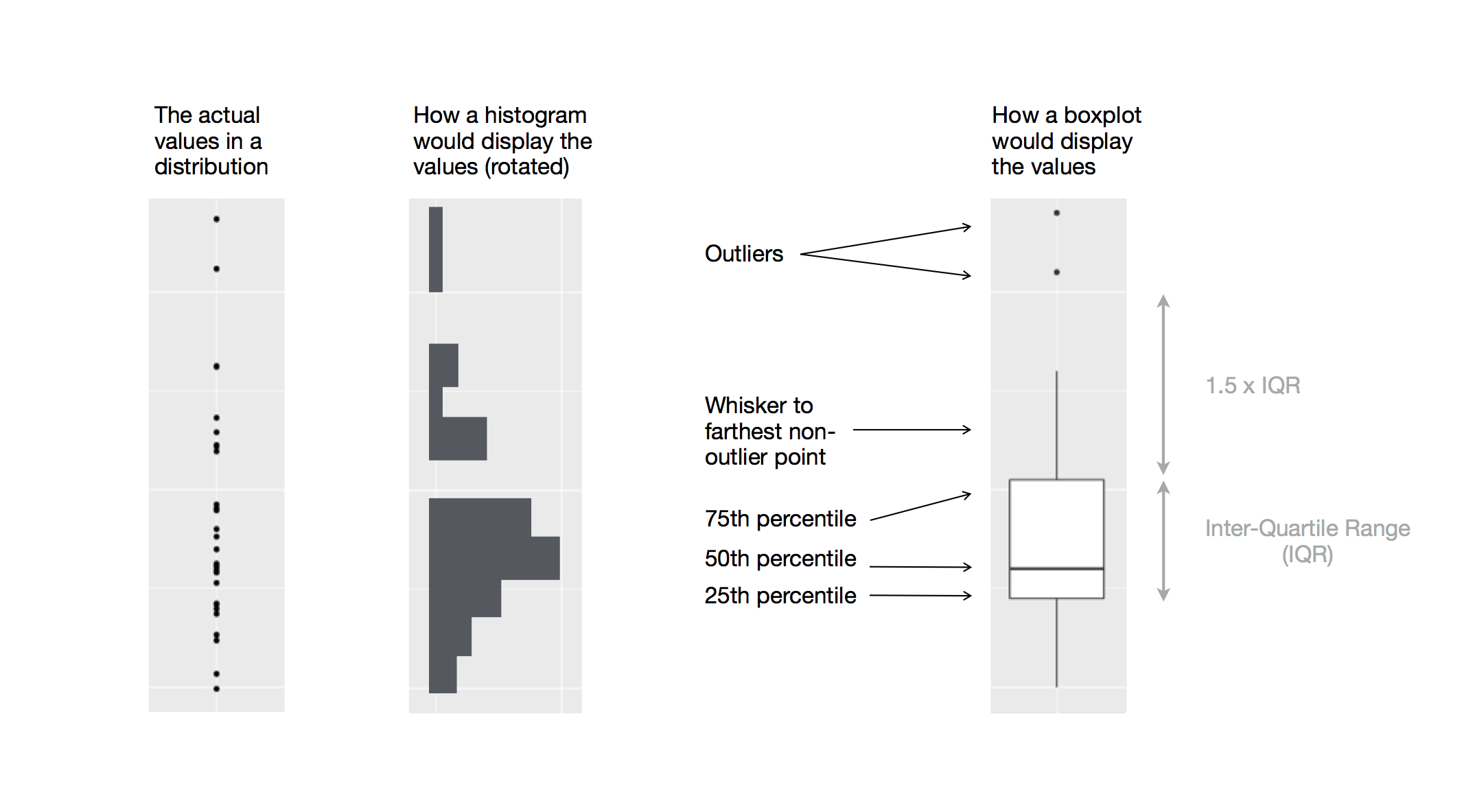 A box plot (right).